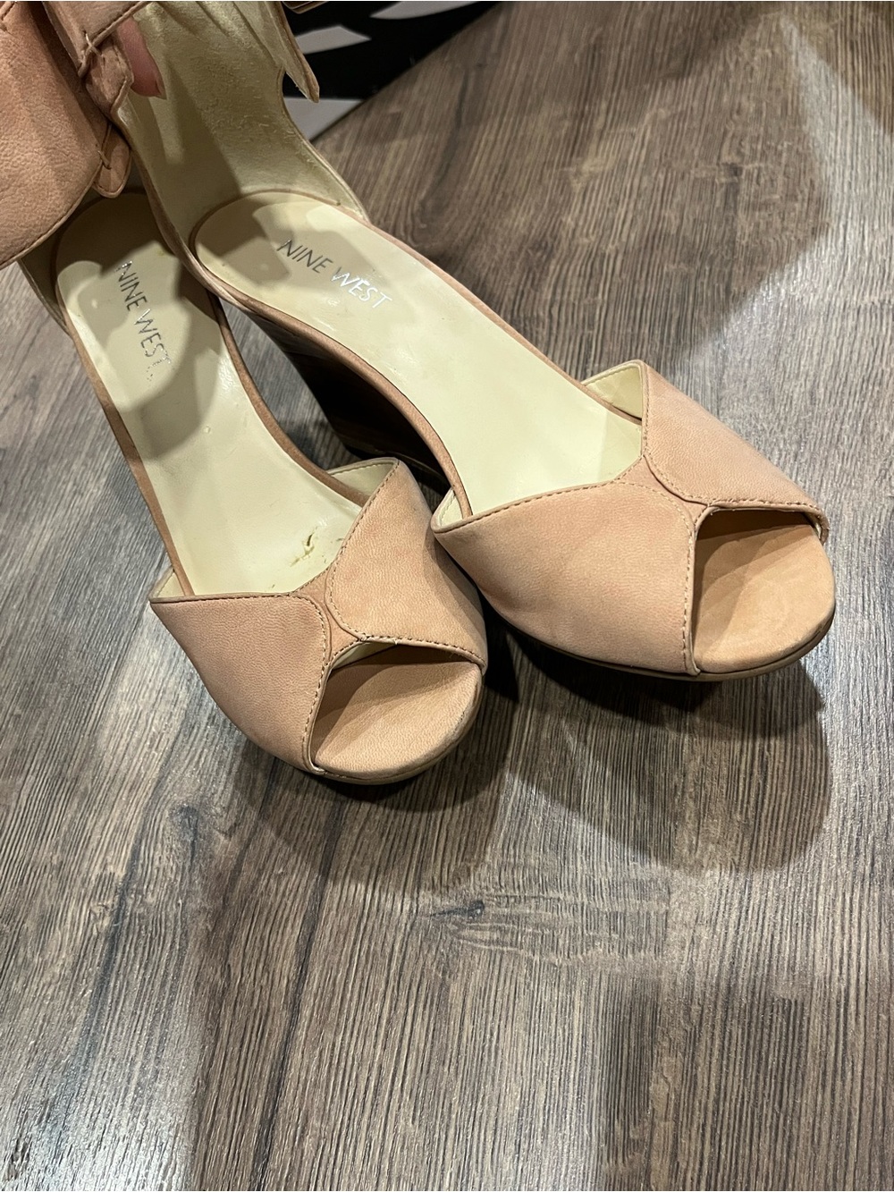 Nine West Blush Open-Toe Wedge Heel Sandals
